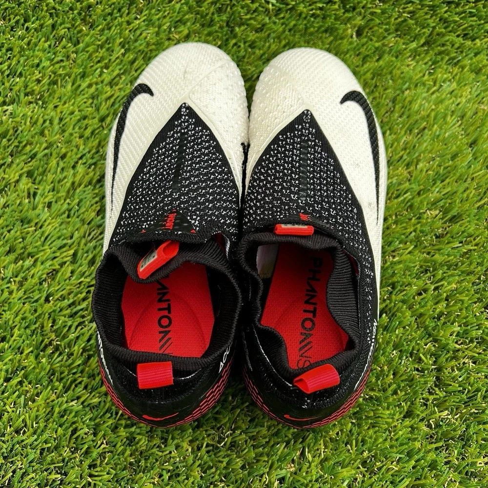 Nike Cleats Youth Size 4Y Phantom Vision 2 Elite FG DF Laser Crimson Black